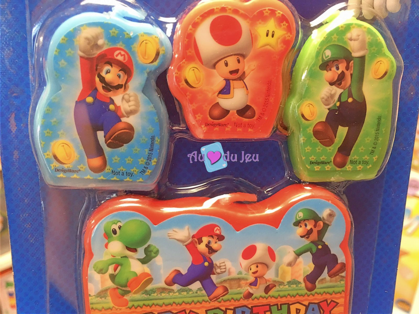 Bougies Super Mario