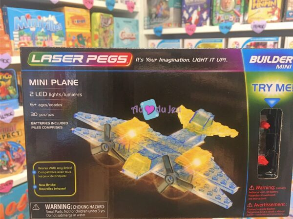 mini avion 30 pieces 3688 1 Laser Pegs