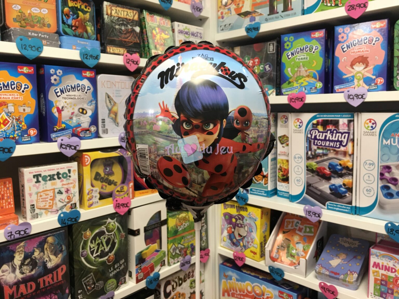 Mini Ballon Miraculous Ladybug Au Coeur du Jeu