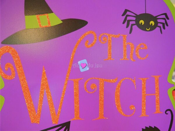 panneau the witch is halloween 2448 2 Amscan