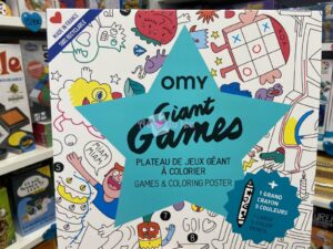 Poster à Colorier - Games et Crayon OMY