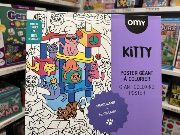 Poster Géant A Colorier Kitty