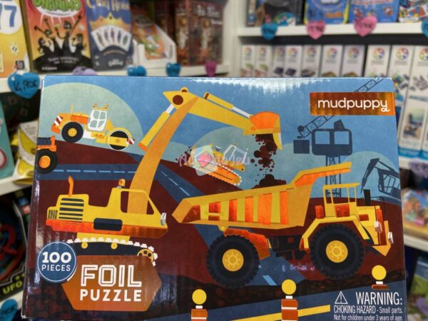 puzzle 100 pieces foil construction 6336 1 Mudpuppy