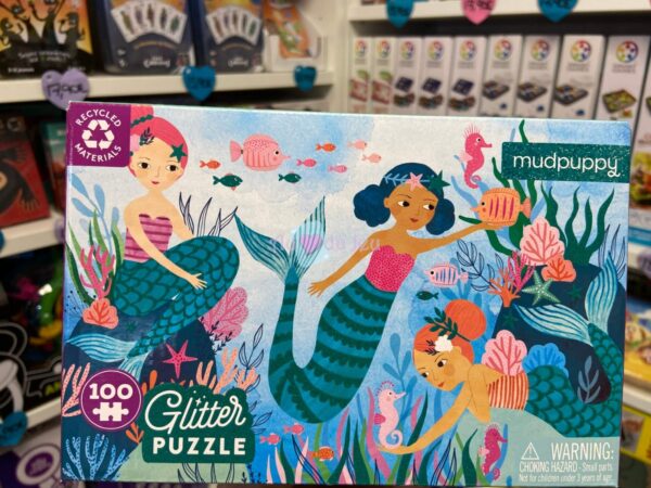 puzzle 100 pieces glitter sirenes 6222 1 Mudpuppy