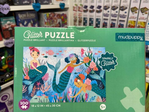 puzzle 100 pieces glitter sirenes 6222 2 Mudpuppy