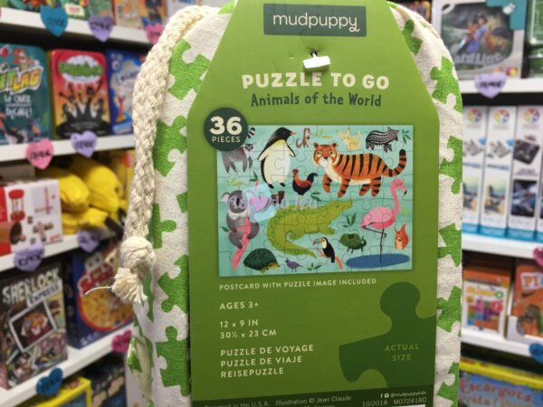 puzzle 36 pieces animaux du monde 5127 2 Mudpuppy