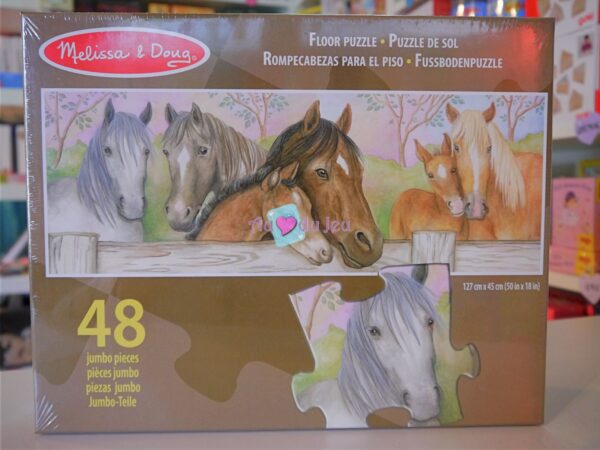 puzzle 48 pieces chevaux 1776 1 Melissa & Doug