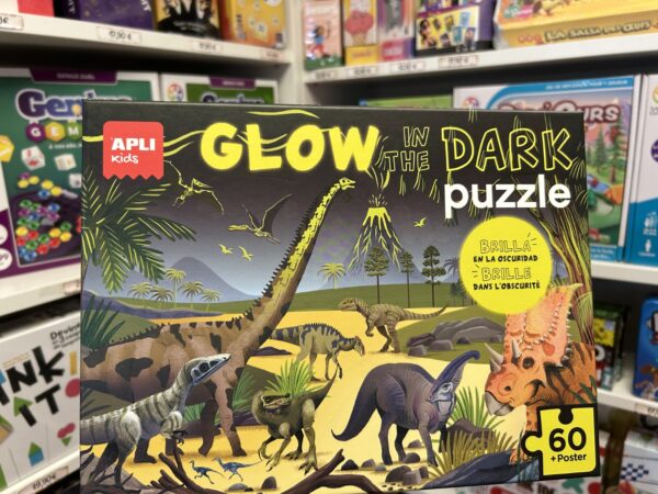 Puzzle 60 Pièces Dinosaures Glow