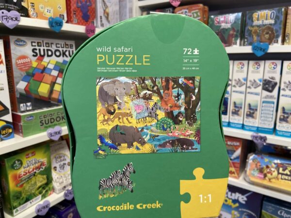 puzzle 72 pieces wild safari 6611 2 Crocodile Creek