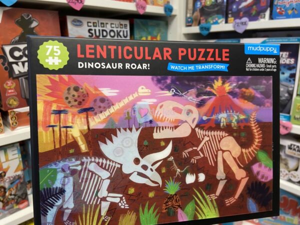 puzzle 75 pieces effets magiques dinosaures 7588 1 Mudpuppy