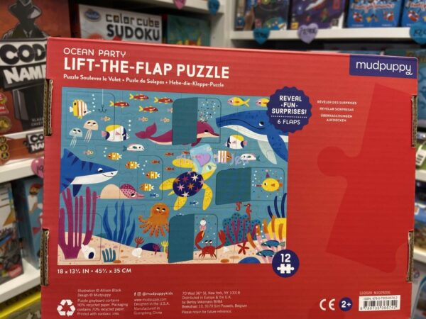 Puzzle Flaps 12 Pièces Espace Mudpuppy