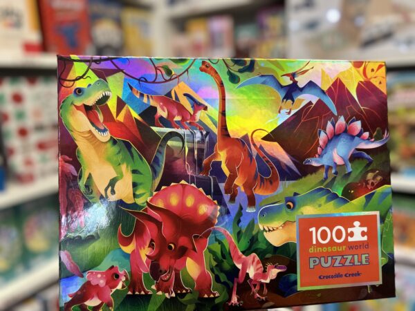 puzzle holographique 100 pieces dinosaures 9506 scaled