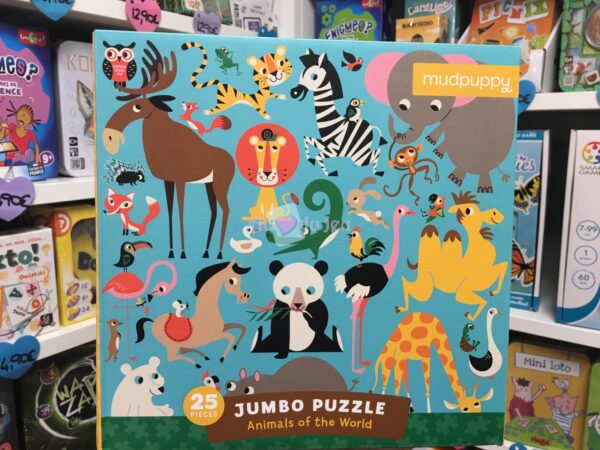 puzzle jumbo 25 pieces animaux 4056 1 BERTOY