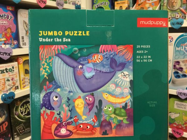 puzzle jumbo 25 pieces sous la mer 4055 2 BERTOY