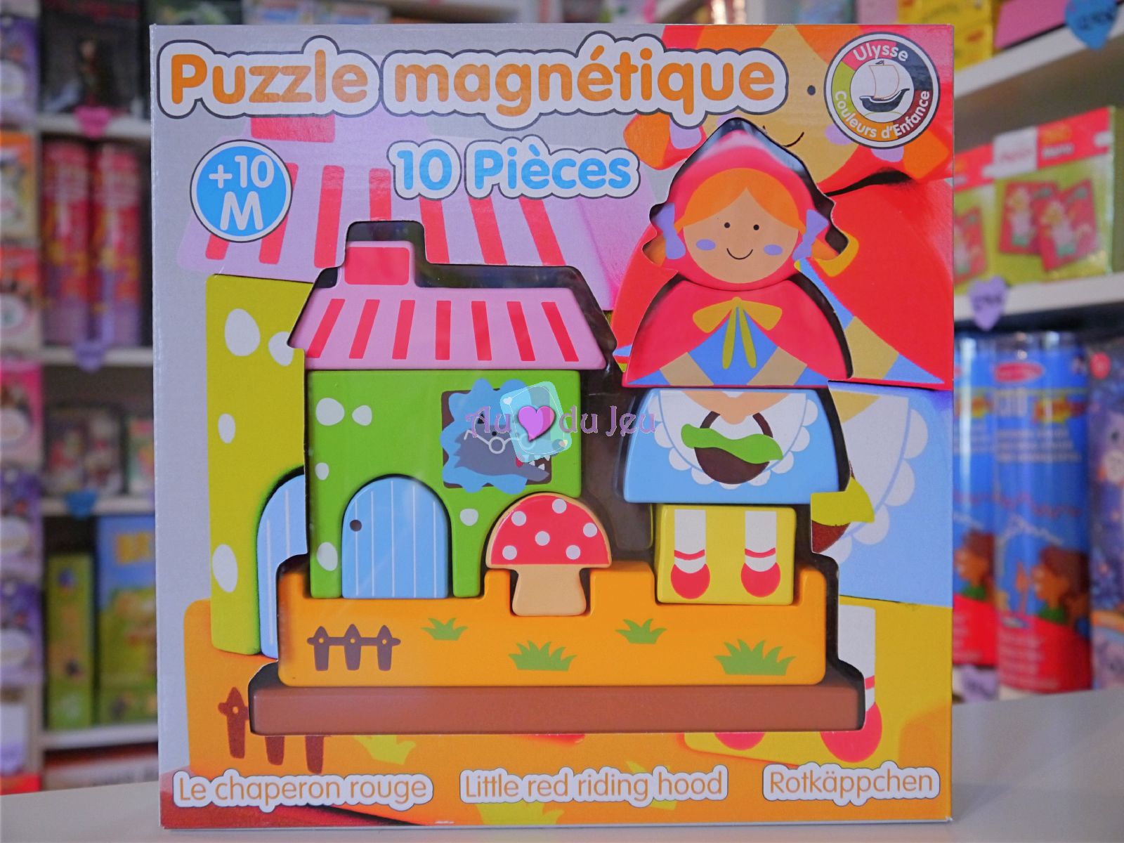Puzzle magnétique - Puzzle chevalier - Puzzle bébé - 10 pièces