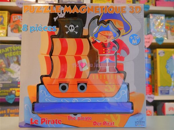Puzzle Magnetique 3d Pirate