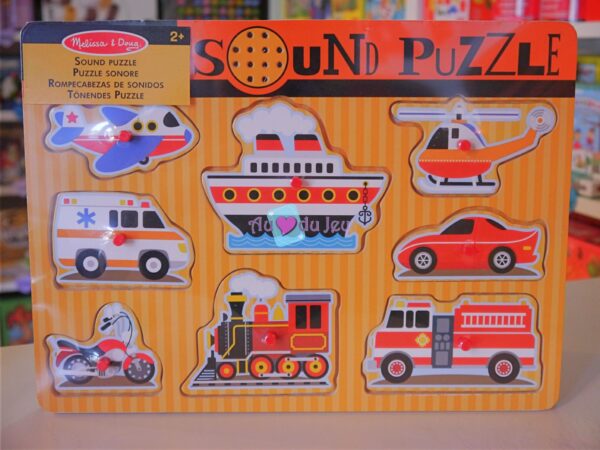 puzzle son vehicule 745 1 Melissa & Doug