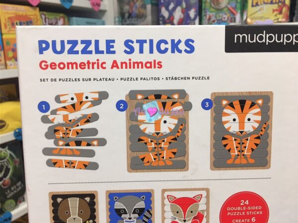 puzzle sticks animaux 3655 3 Mudpuppy