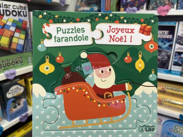 puzzles farandole joyeux noel 7404 1 Editions Lito