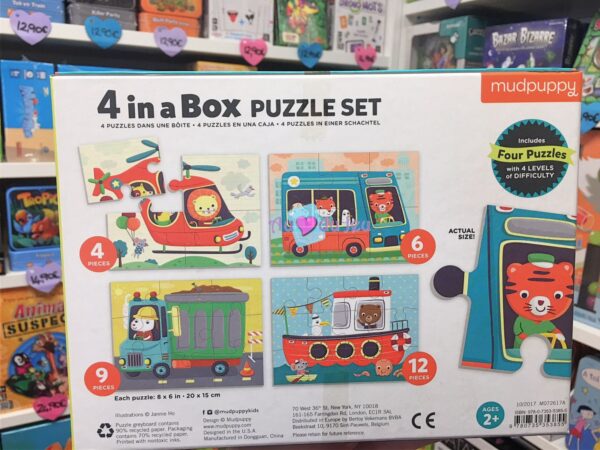 set 4 puzzles transports 3419 2