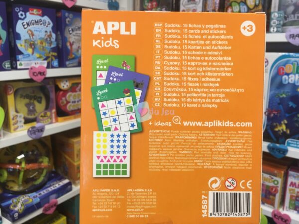 sticker sudoku 4691 4 APLI Kids