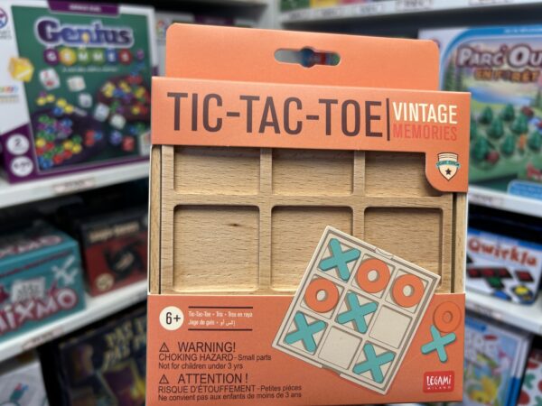 Tic Tac Toe en Bois