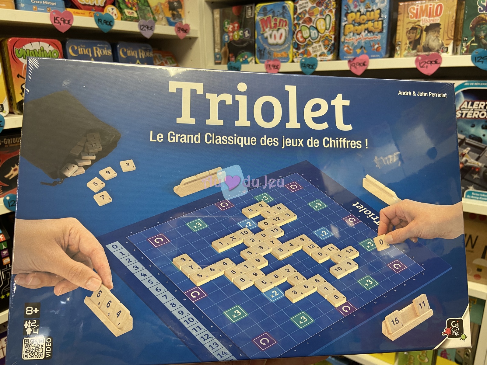 Triolet ,Jeu de stratégie ,jeu de société Gigamic
